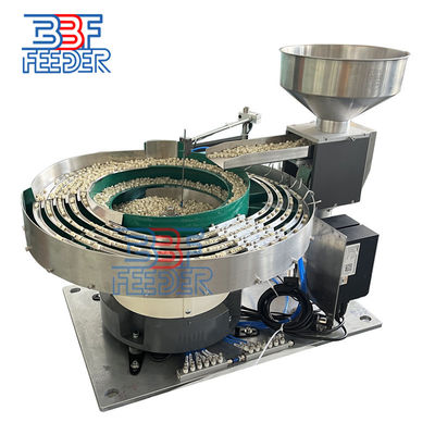 เครื่องหมุน Multilane Vibratory Bowl เครื่องชิ้นส่วนเล็ก ส่วนประกอบ เครื่องให้ความสั่น