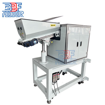 อุปกรณ์ป้อนอาหารถ้วยหุ้มกันเสียง PU Coating Hopper Vibrating Feeder