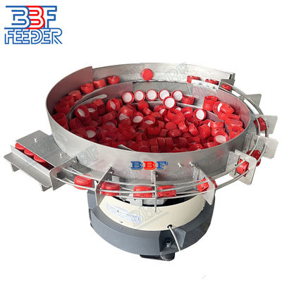 ระบบขนส่ง Cap บอลฟีเดอร์ ครัวน Lids Flip Top Cap Vibrating Linear Feeder